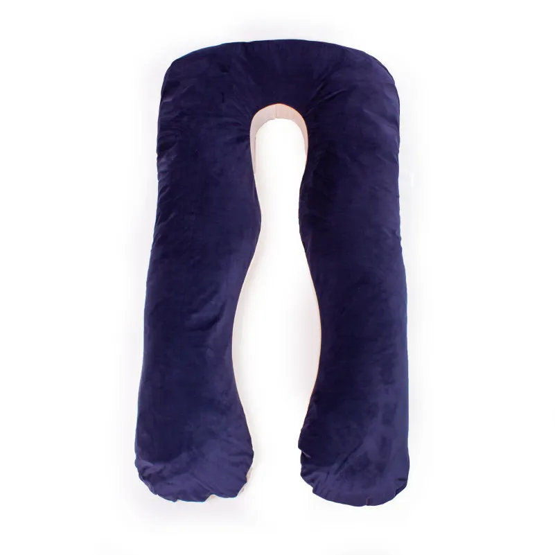 Подушка для беременных и отдыха U-образная № 8022 Velvet Line "Ruellia" EcoSilk велюр - 10