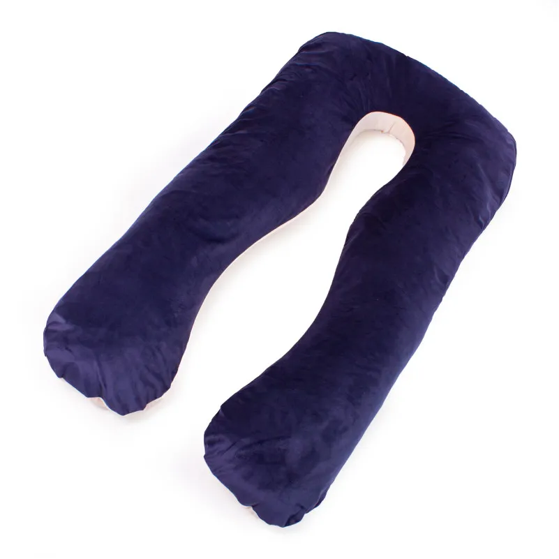 Подушка для беременных и отдыха U-образная № 8022 Velvet Line "Ruellia" EcoSilk велюр - 11