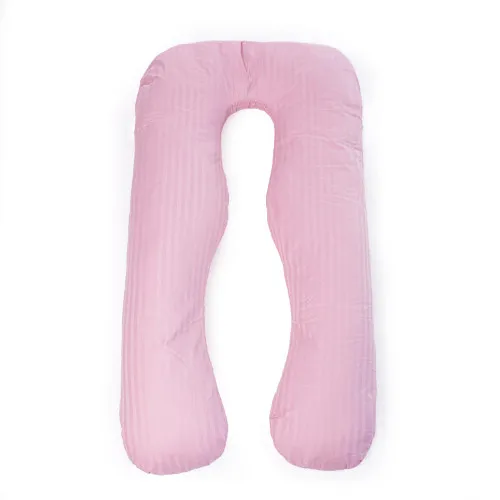 Наволочка №10082 Satin Stripe "Pink"