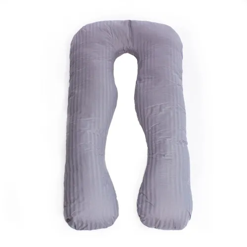 Наволочка №10083 Satin Stripe "Light Gray"