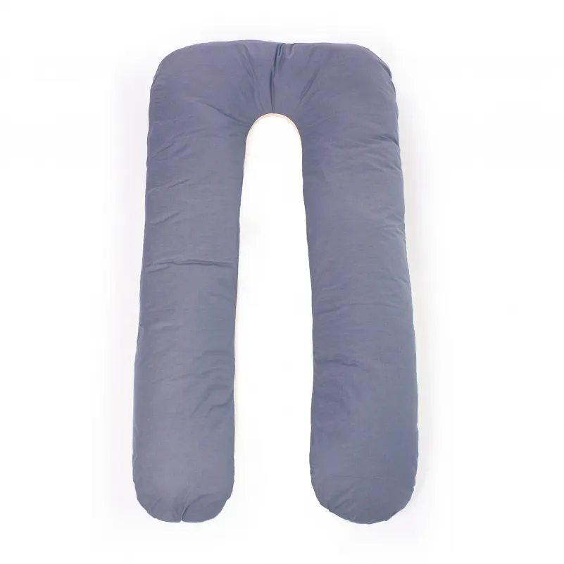 Подушка для беременных и отдыха U-образная №8592 Eco Line Gray упрощенная EcoSilk микросатин - 10