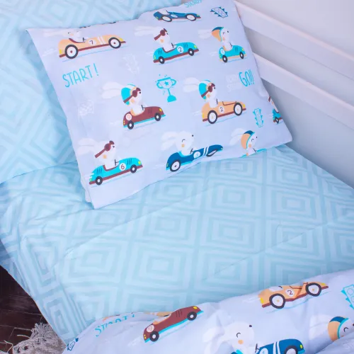 Простирадло Бязь 18-0008 Bunny Races