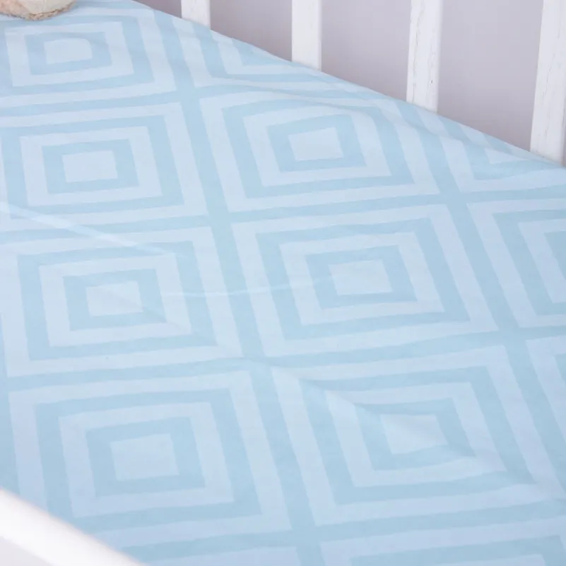 Простынь на резинке (бязь) Kids Time 18-0008 Bunny Races - высота 10 см - 4