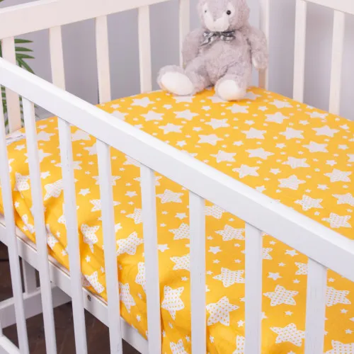 Простынь на резинке (бязь) Kids Time 18-0002 Sweet Home - высота 10 см - 2