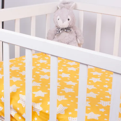 Простынь на резинке (бязь) Kids Time 18-0002 Sweet Home - высота 10 см - 3