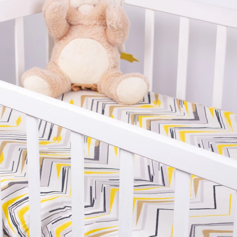 Простирадло на гумці (бязь) Kids Time 18-0003 Pinokio - висота 10 см - 2