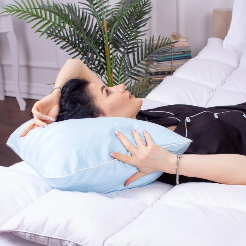 Подушка ортопедическая (стружка Memory) №4065 Noble stripe Valentino MEN 59*43*12 см - 6