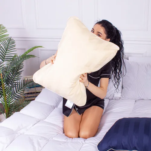 Подушка ортопедическая (стружка Memory) №4064 Noble stripe Сarmela MEN 59*43*12 см