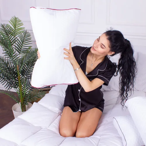 Подушка ортопедическая (стружка Memory) №4117 Steep Line Jojo 49*32*10,5 см