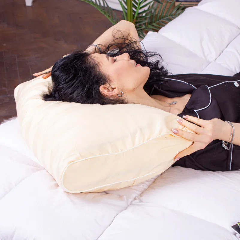 Подушка ортопедическая (стружка Memory) №4120 Noble stripe Сarmela 49*32*10,5 см - 5