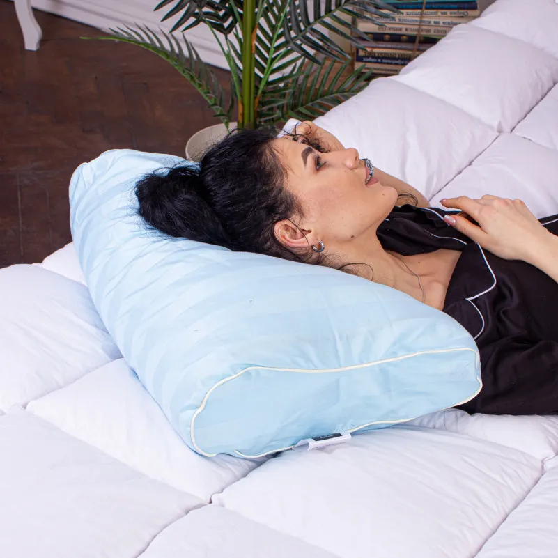 Подушка ортопедическая (стружка Memory) №4233 Noble stripe Valentino 58*40*10,5 см - 6