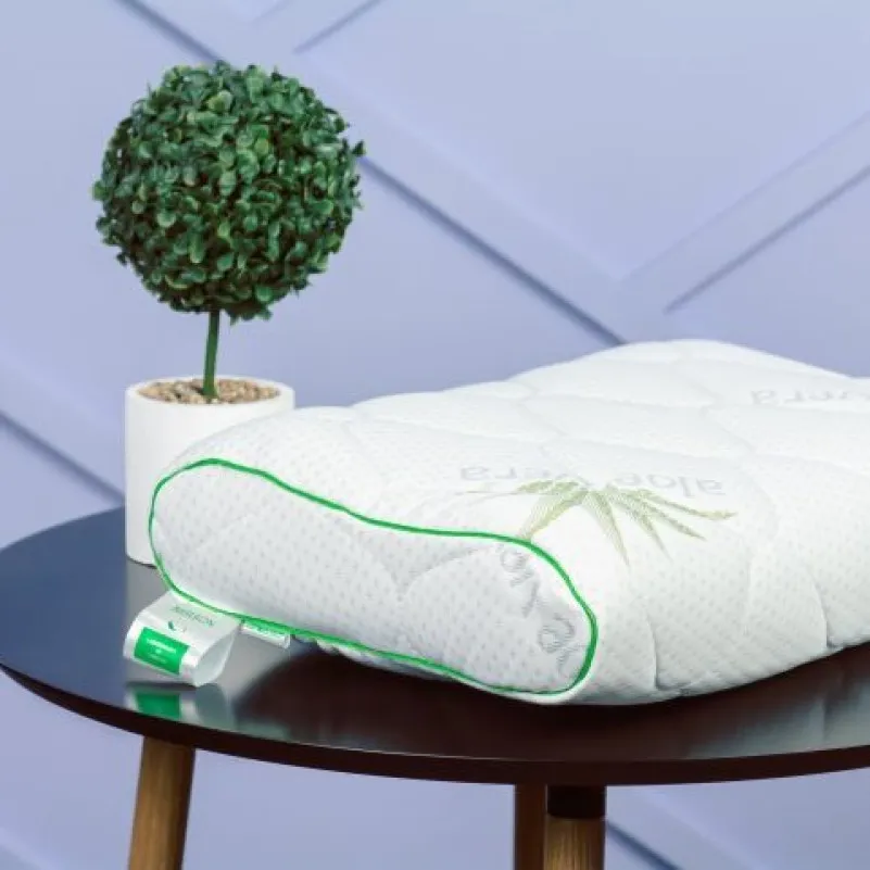 Подушка ортопедична (стружка Memory) №4114 Green nature Alberto 49*32*10,5 см - 5