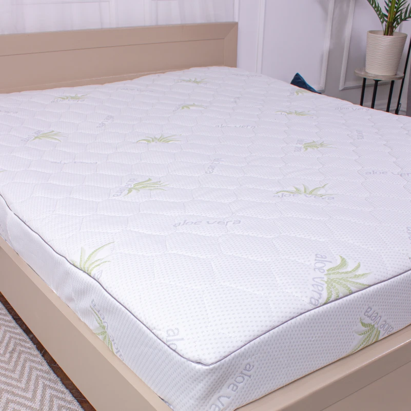 Наматрацник №1049 Alberto Тенсель (MODAL) Aloe Vera (водонепроникний на резинці по периметру) - 6