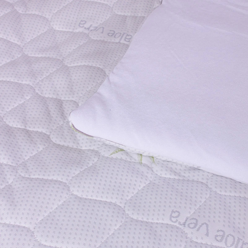 Наматрасник №1012 Alberto Wool Aloe Vera (непромокаемый на резинке по углах) - 2