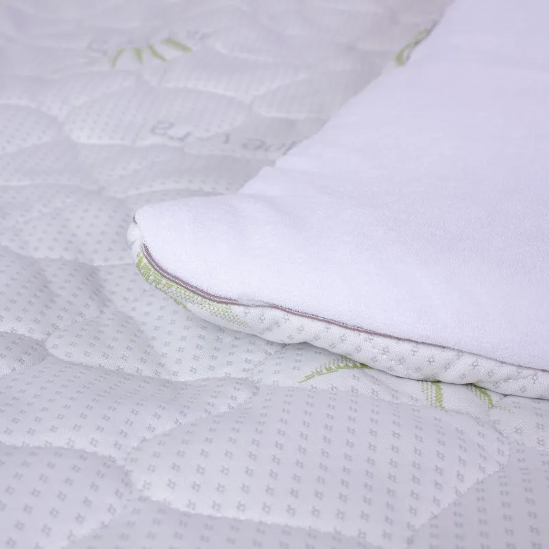 Наматрацник №1035 Alberto Bamboo Seasons Strong Aloe Vera (звичайний на гумці по кутах) - 2