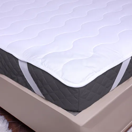 Наматрасник №1724 Eco Light White (Silk) (обычный на резинке по углам) - 3