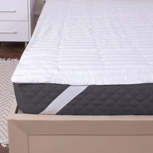 Наматрасник №606 Royal Pearl Bamboo (обычный с резинкой по углам) - 5
