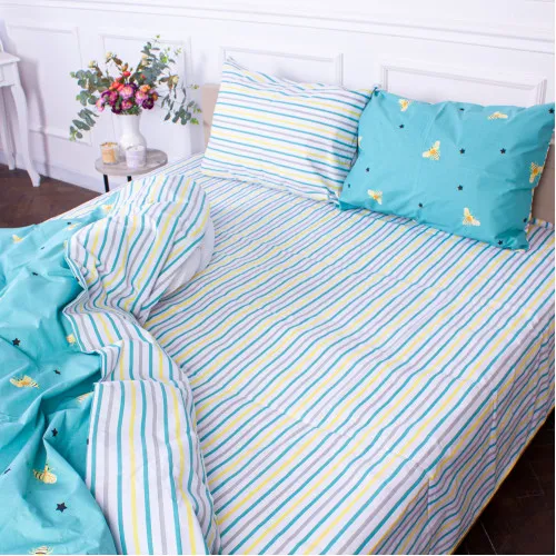 Простынь MirSon Ranforce Elite 17-0556 Viona