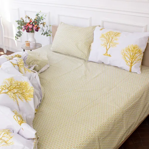 Простынь MirSon Ranforce Elite 17-0554 Intan