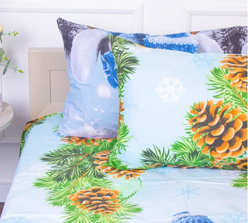 Наволочка Бязь 17-0266 Snowman - 2