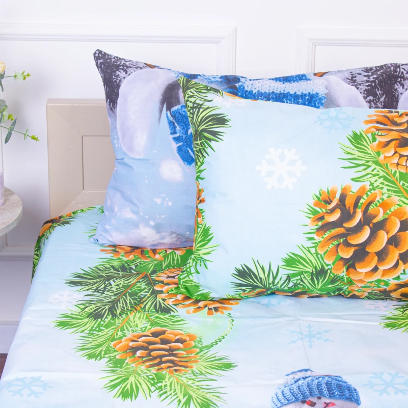 Комплект постельного белья Бязь 17-0266 Snowman - 9