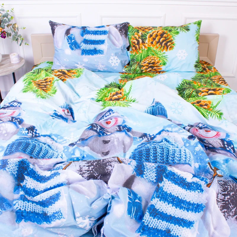 Комплект постельного белья Бязь 17-0266 Snowman - 7