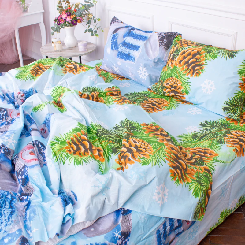 Комплект постельного белья Бязь 17-0266 Snowman - 6