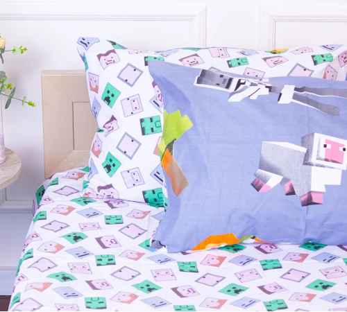 Наволочка Бязь 17-0467 Boy's Minecraft - 2