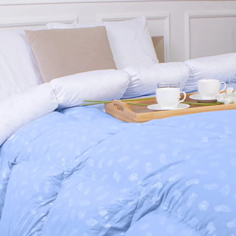 Ковдра пухова KARMEN №1846 "Bio-Blue" 90% сірий Bio пух тик (зима) - 12