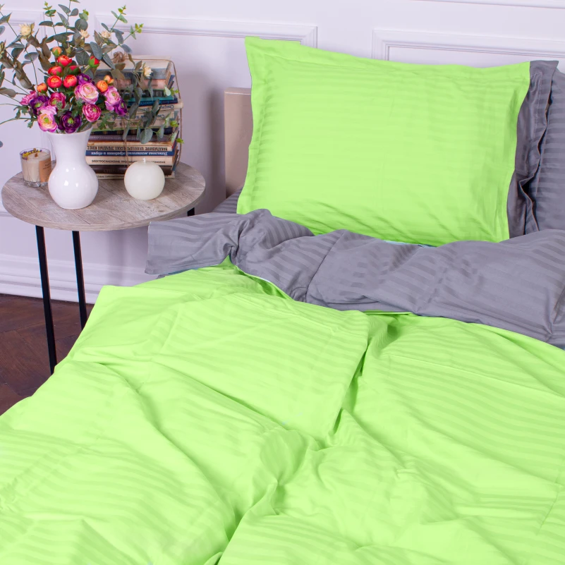 Постельное белье Satin Stripe 30-0016 + 30-0010 Danik - 2