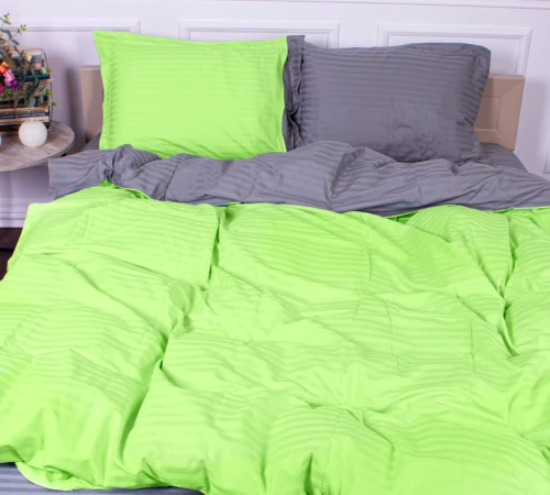 Постельное белье Satin Stripe 30-0016 + 30-0010 Danik - 2