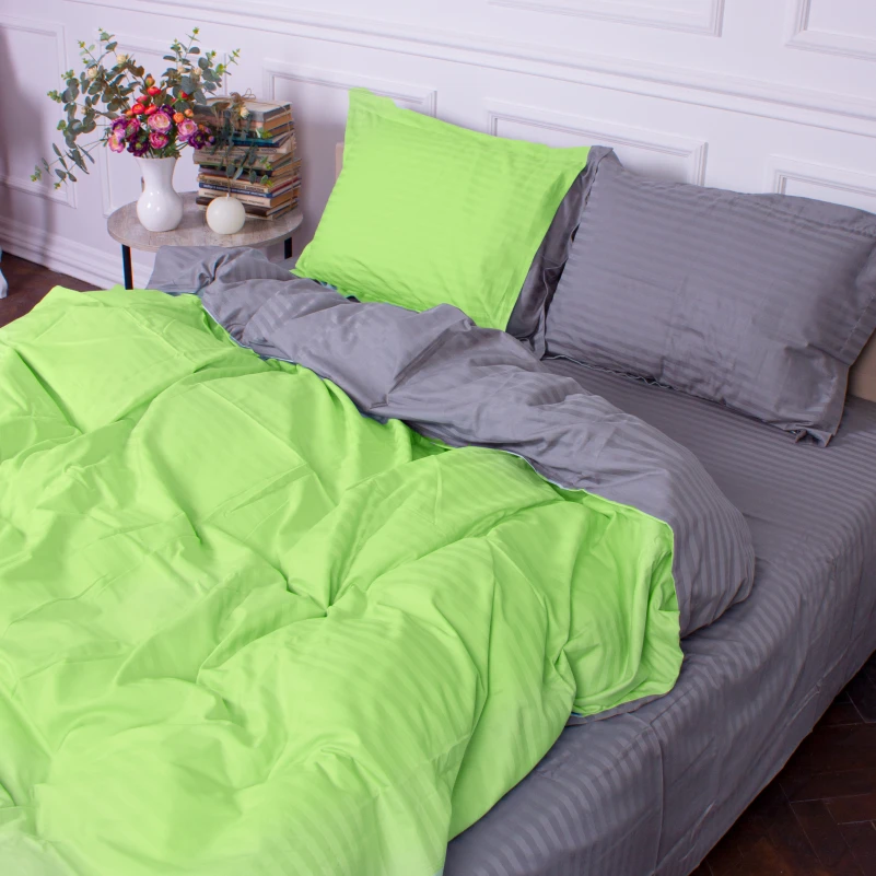 Постельное белье Satin Stripe 30-0016 + 30-0010 Danik - 5