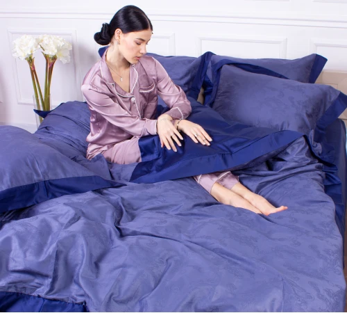 Комплект постільної білизни Сатин ELIT "Raging sea" - 2