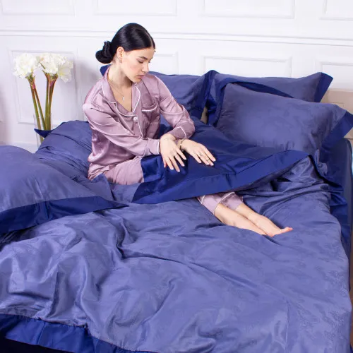 Комплект постільної білизни Сатин ELIT "Raging sea" - 2