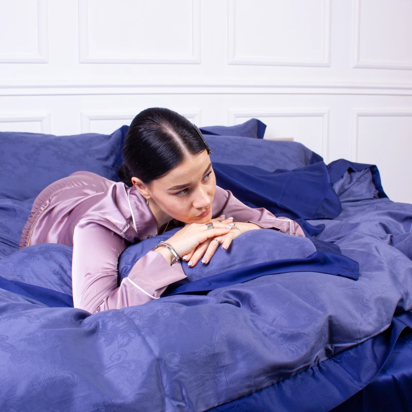 Комплект постільної білизни Сатин ELIT "Raging sea" - 4