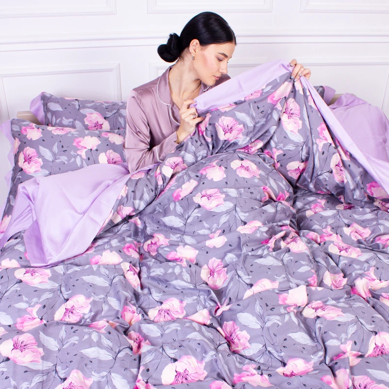 Комплект постільної білизни Сатин ELIT "Aster" - 7