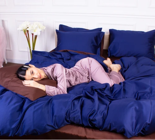 Підковдра Сатин 0211+4052 Azure - 2