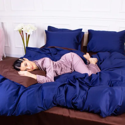 Пододеяльник Сатин 0211+4052 Azure - 2