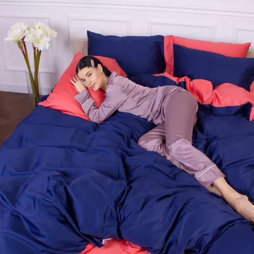 Пододеяльник Сатин 0132+4052 Delphinium - 2