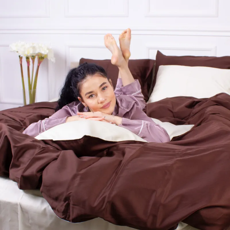 Наволочка Сатин 0001+0211 Lactic - 2