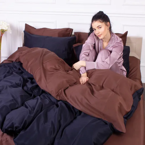 Пододеяльник Сатин 0211+0055 Dark Chocolate - 2