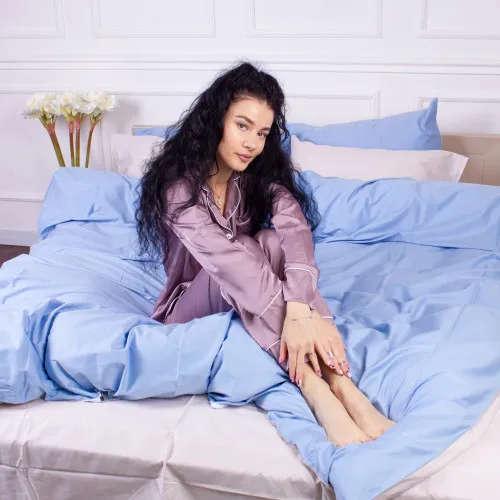 Комплект постельного белья Сатин 0842 + 0841 Moore - 2