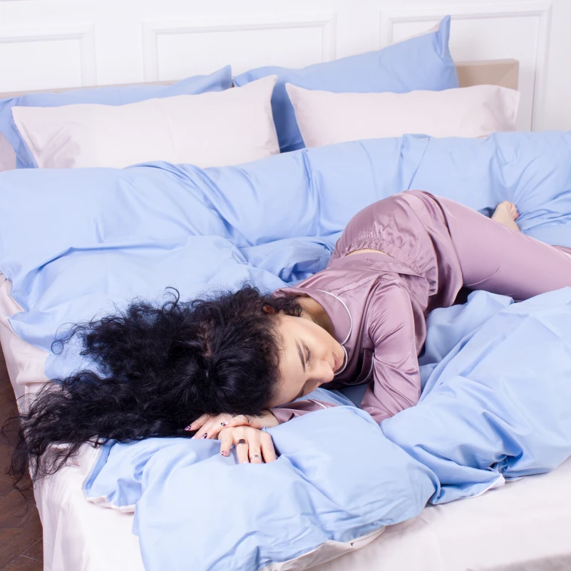 Комплект постельного белья Сатин 0842 + 0841 Moore - 4