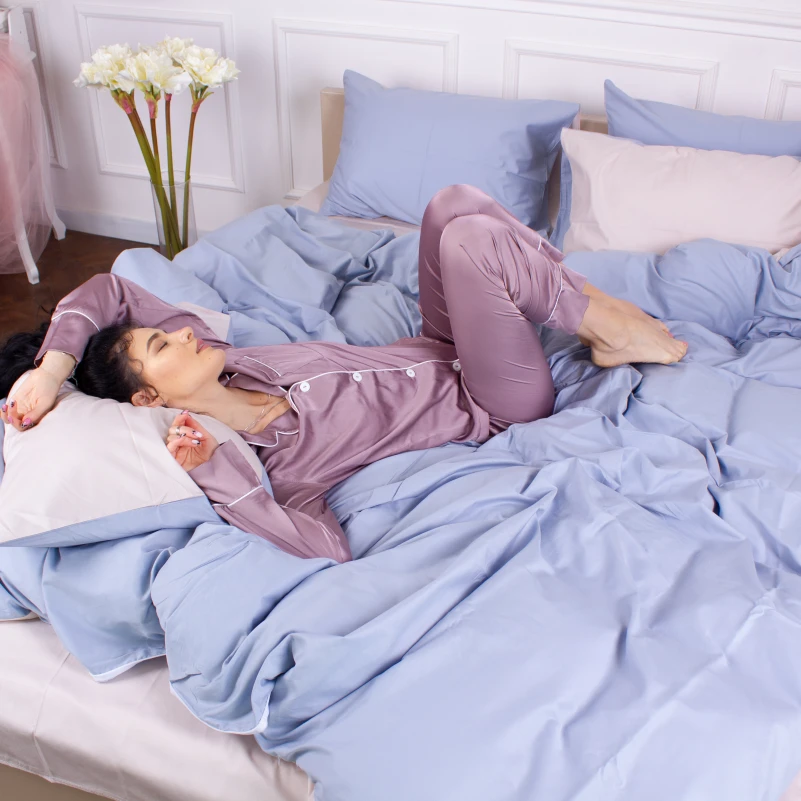 Комплект постельного белья Сатин 0843 + 0841 Sandra - 6