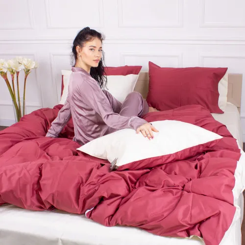 Наволочка Сатин 0847 + 0840 Ruby - 2