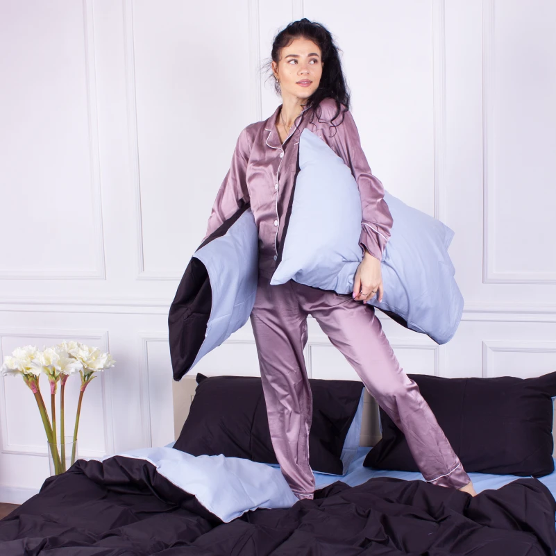 Комплект постельного белья Сатин 0848 + 0843 Robert - 5