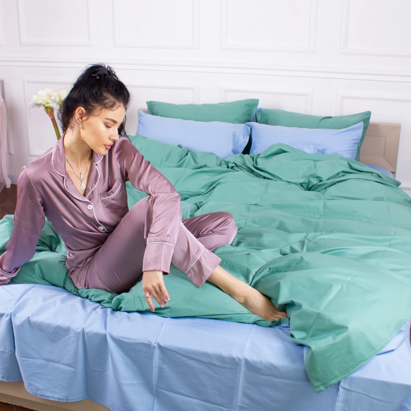 Комплект постельного белья Сатин 0844 + 0842 Jack - 6