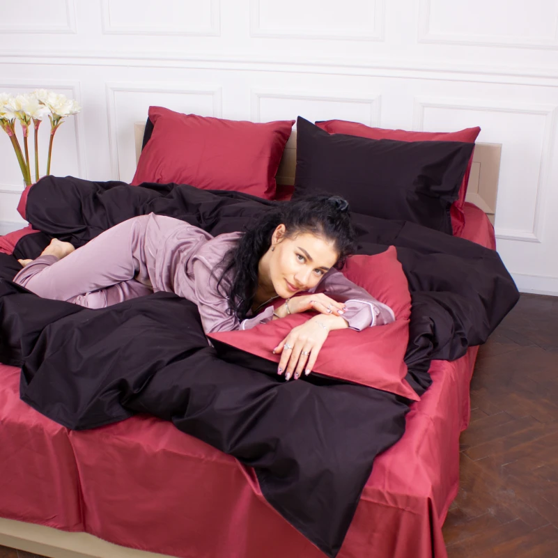 Комплект постільної білизни Сатин 0848+0847 William - 5