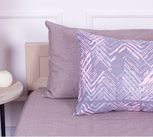 Наволочка Бязь 17-0448 Geometry of love - 2