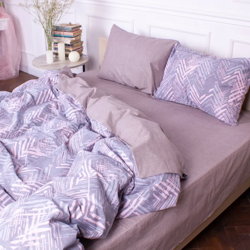 Комплект постельного белья MirSon Ranforce Elite 17-0448 Geometry of love - 5